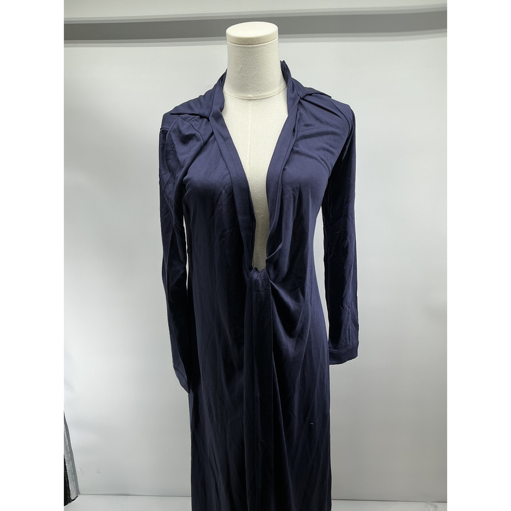 100% Silk Jersey Midi Wrap Dress